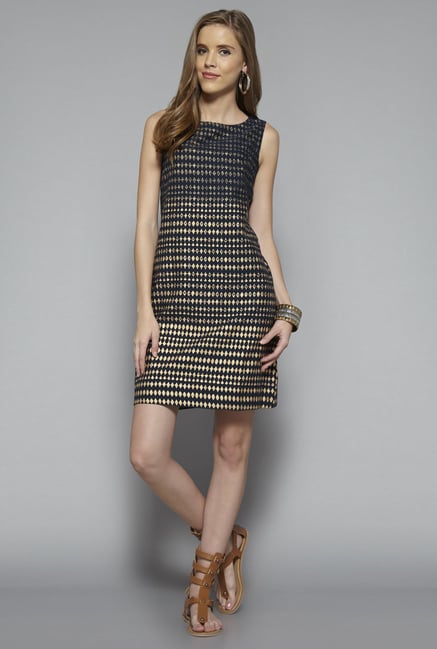 Bombay Paisley by Westside Navy Printed Dress Bombay Paisley by Westside Navy Printed Dress