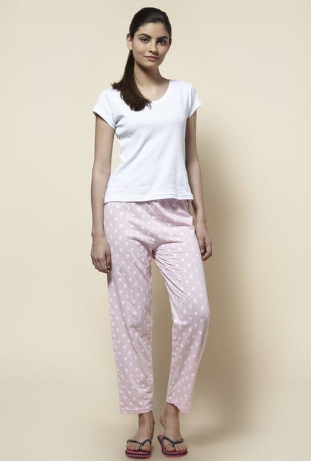 Zudio Pink Polka Dot Pyjama Zudio Pink Polka Dot Pyjama