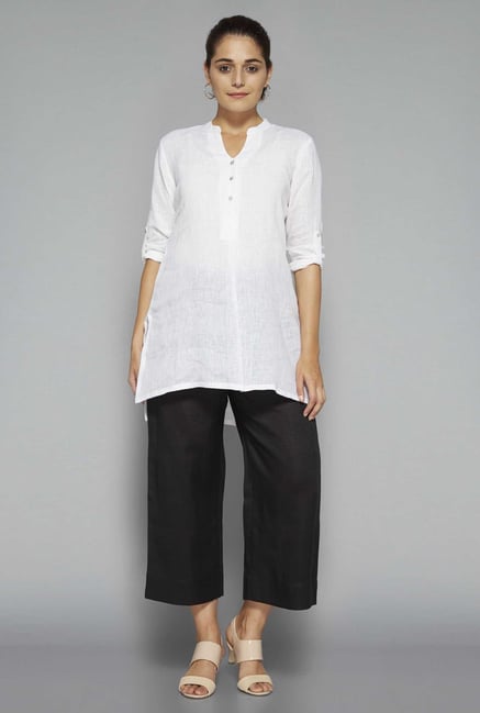 Zuba by Westside Black Solid Palazzo Zuba by Westside Black Solid Palazzo