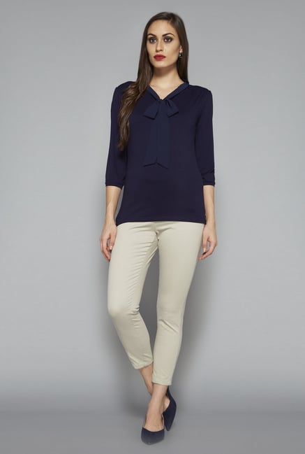 Wardrobe by Westside Navy Marie Top Wardrobe by Westside Navy Marie Top