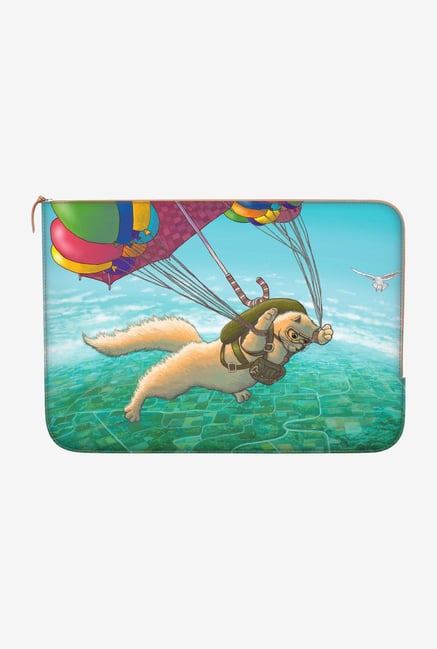 DailyObjects Skydiving Feline Macbook Pro 15 Zippered Sleeve DailyObjects Skydiving Feline Macbook Pro 15 Zippered Sleeve