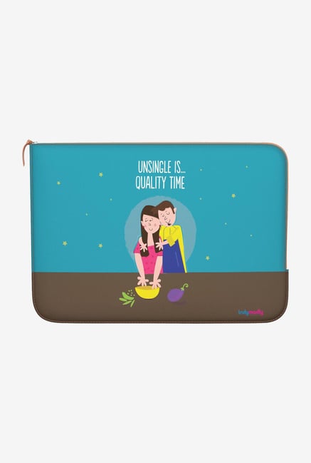 DailyObjects Quality Time Macbook 12" Zippered Sleeve DailyObjects Quality Time Macbook 12" Zippered Sleeve