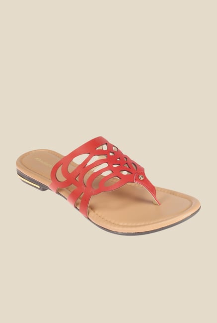Khadim's Red Thong Sandals Khadim's Red Thong Sandals