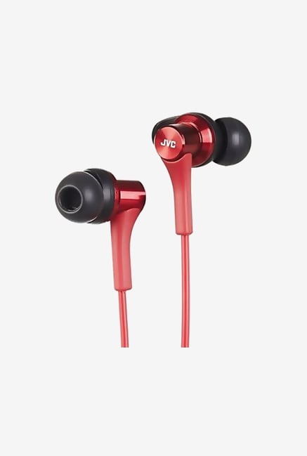 JVC HA-FR46 In The Ear Headphones (Red) JVC HA-FR46 In The Ear Headphones (Red)