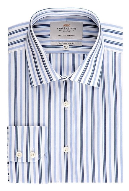 Hawes & Curtis White Striped Shirt Hawes & Curtis White Striped Shirt