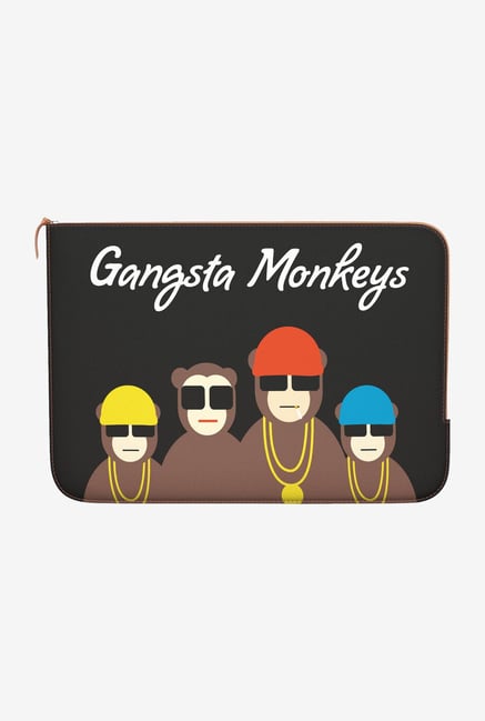 DailyObjects Gansta Monkeys Macbook Air 11" Zippered Sleeve DailyObjects Gansta Monkeys Macbook Air 11" Zippered Sleeve