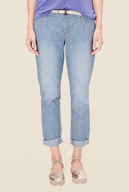 s.Oliver Blue Soild Chinos s.Oliver Blue Soild Chinos