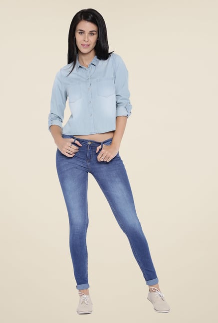 Kraus Blue Skinny Fit Jeans Kraus Blue Skinny Fit Jeans