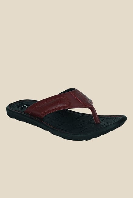 Kielz Maroon Thong Sandals Kielz Maroon Thong Sandals