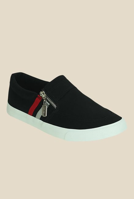 Kielz Black & White Plimsolls Kielz Black & White Plimsolls