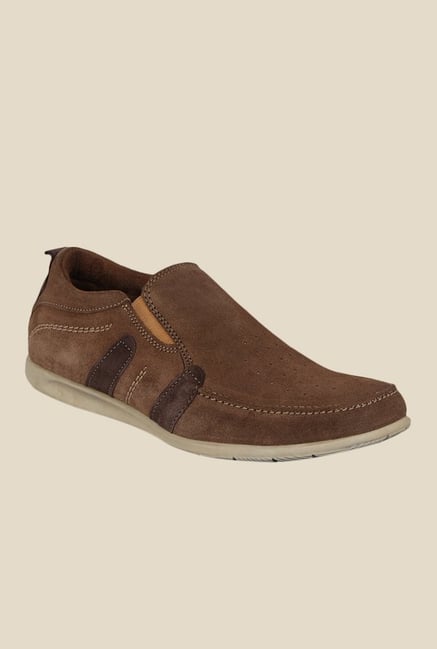 Kielz Brown Casual Slip-Ons Kielz Brown Casual Slip-Ons
