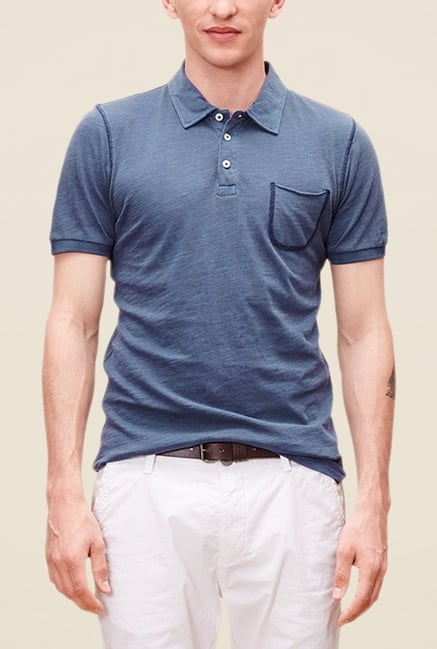 s.Oliver Navy Solid T Shirt s.Oliver Navy Solid T Shirt