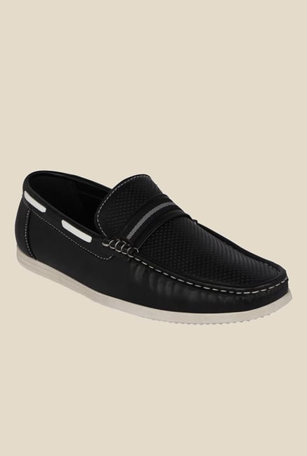 Kielz Black Boat Shoes Kielz Black Boat Shoes