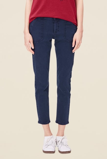 s.Oliver Blue Raw Denim Jeans s.Oliver Blue Raw Denim Jeans
