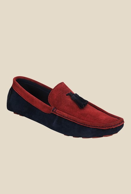 Kielz Red & Navy Moccasins Kielz Red & Navy Moccasins