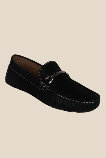 Kielz Black Casual Moccasins Kielz Black Casual Moccasins