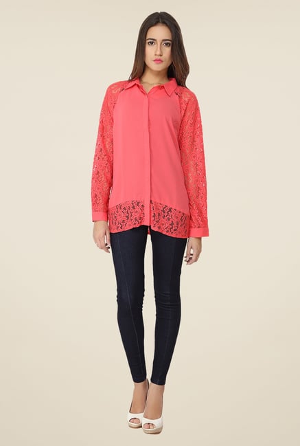 Soie Coral Lace Top Soie Coral Lace Top