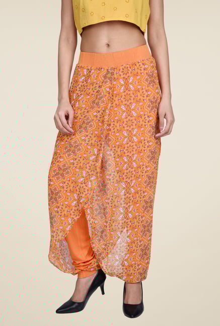Juniper Orange Floral Print Pants Juniper Orange Floral Print Pants