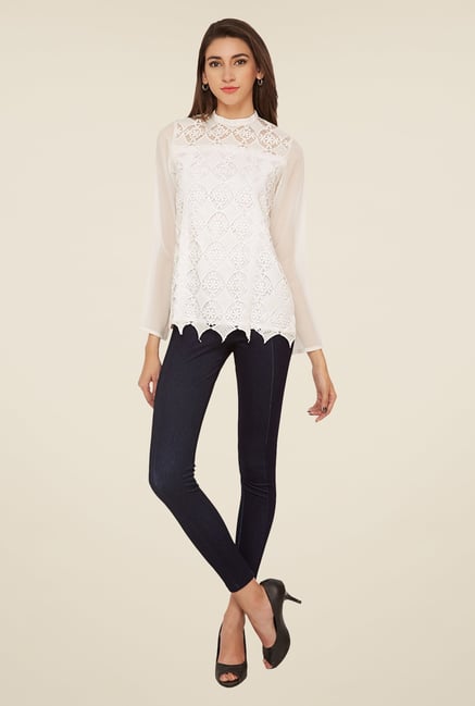Soie White Lace Top Soie White Lace Top