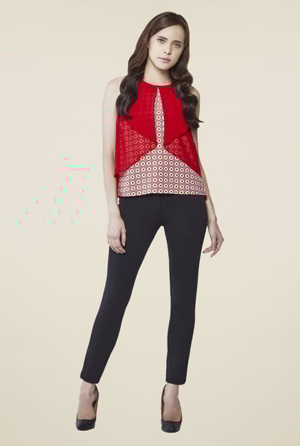 AND Red Printed Top AND Red Printed Top