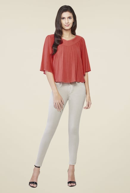 AND Coral Solid Top AND Coral Solid Top