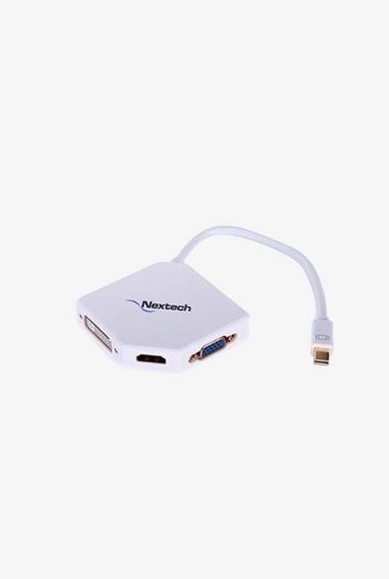 Nextech NA15 3-in-1 HDMI, VGA and DVI Adapter (White) Nextech NA15 3-in-1 HDMI, VGA and DVI Adapter (White)