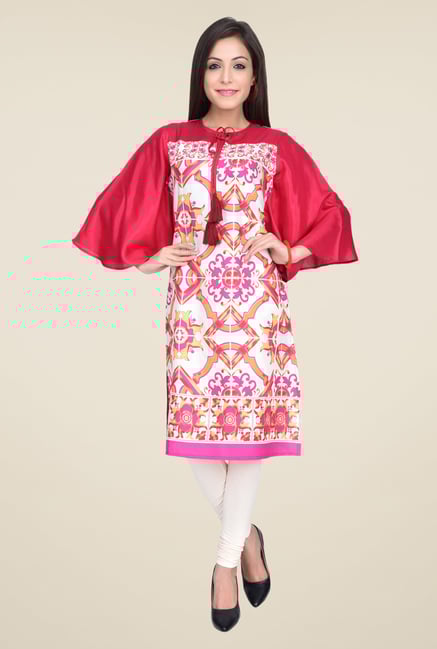 Juniper Red Printed Kurta Juniper Red Printed Kurta