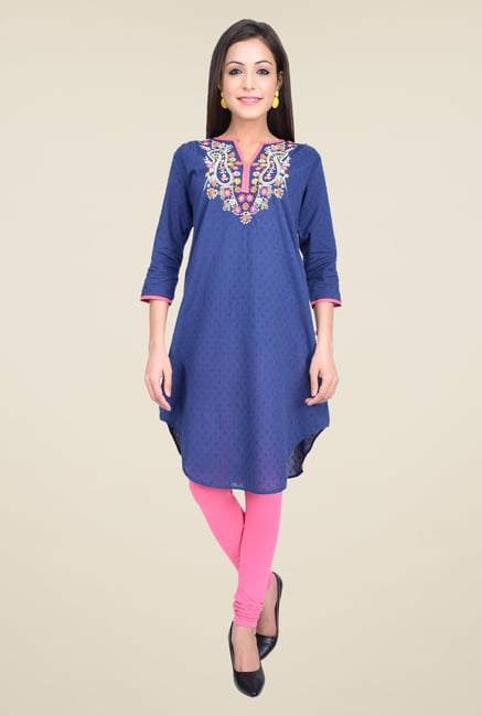 Juniper Navy Embroidered Tunic Juniper Navy Embroidered Tunic