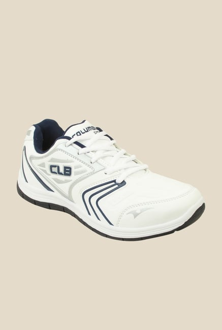 Columbus FM-12 White & Navy Running Shoes Columbus FM-12 White & Navy Running Shoes