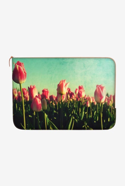 DailyObjects Tulip Garden Macbook Pro 15" Zippered Sleeve DailyObjects Tulip Garden Macbook Pro 15" Zippered Sleeve