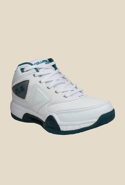 Columbus Charger White & Sea Green Training Shoes Columbus Charger White & Sea Green Training Shoes