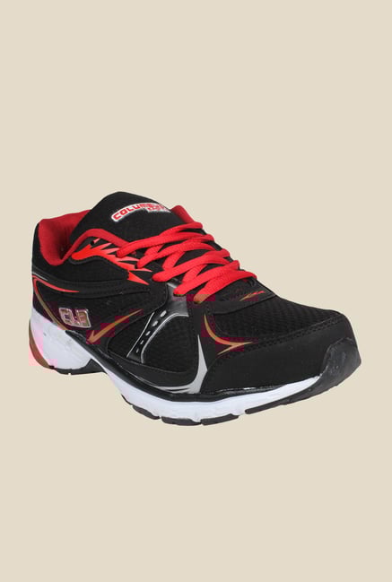 Columbus Black & Red Training Shoes Columbus Black & Red Training Shoes