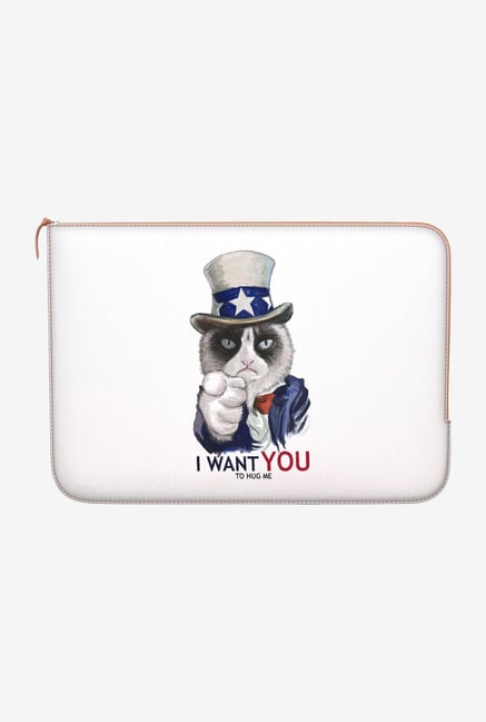 DailyObjects Uncle Sam Cat Macbook Air 13" Zippered Sleeve DailyObjects Uncle Sam Cat Macbook Air 13" Zippered Sleeve