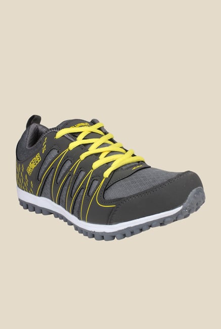 Columbus TR-8 Grey & Lemon Running Shoes Columbus TR-8 Grey & Lemon Running Shoes
