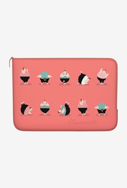 DailyObjects Yoga Namaste Macbook Pro 13" Zippered Sleeve DailyObjects Yoga Namaste Macbook Pro 13" Zippered Sleeve