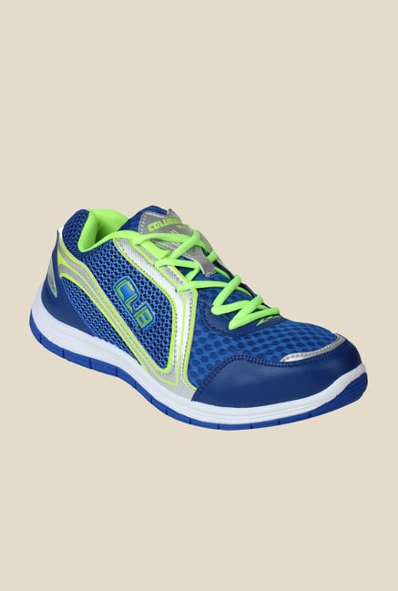 Columbus FM-3 Blue & Green Running Shoes Columbus FM-3 Blue & Green Running Shoes