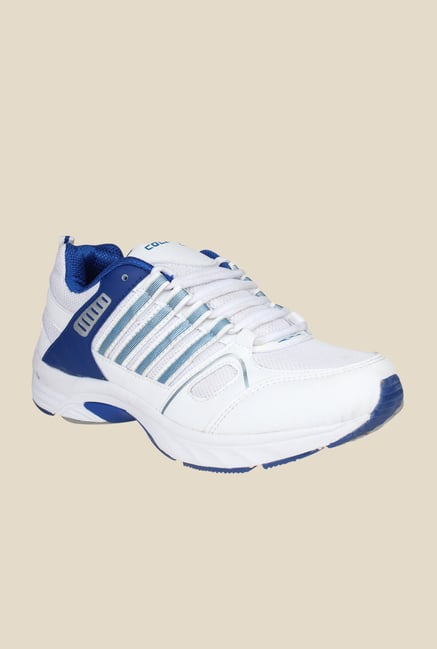 Columbus LD-010 White & Royal Blue Training Shoes Columbus LD-010 White & Royal Blue Training Shoes