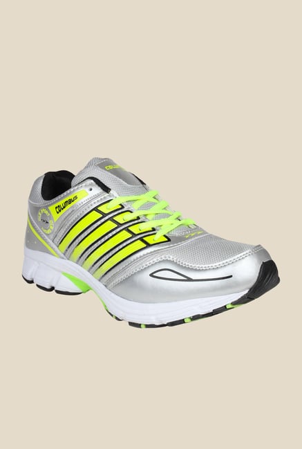 Columbus RC-001 Silver & Green Training Shoes Columbus RC-001 Silver & Green Training Shoes