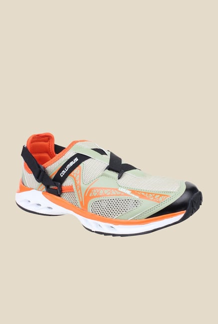 Columbus Jack Green & Orange Training Shoes Columbus Jack Green & Orange Training Shoes