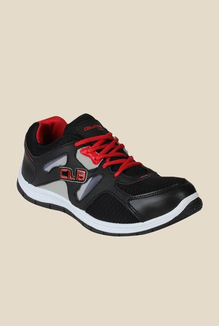 Columbus FM-4 Black & Red Running Shoes Columbus FM-4 Black & Red Running Shoes