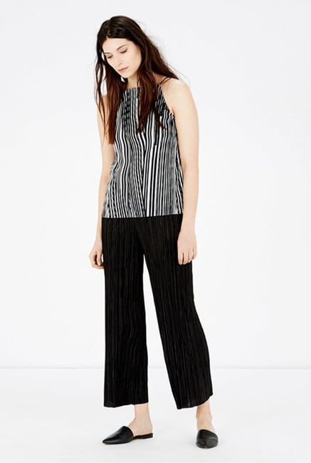 Warehouse Black Striped Top Warehouse Black Striped Top