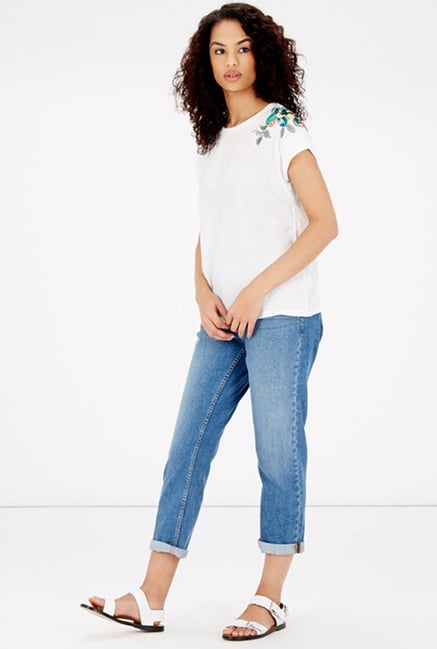 Warehouse White Printed Top Warehouse White Printed Top