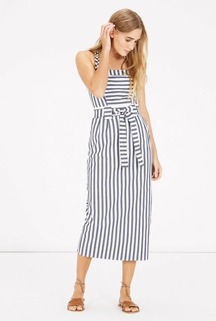 Warehouse Black & White Striped Dress Warehouse Black & White Striped Dress