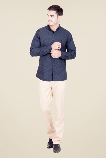 United Colors of Benetton Beige Solid Trouser United Colors of Benetton Beige Solid Trouser