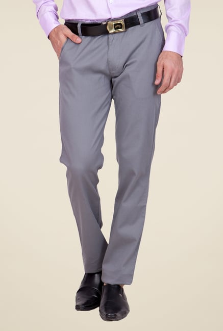 United Colors of Benetton Grey Solid Trouser United Colors of Benetton Grey Solid Trouser