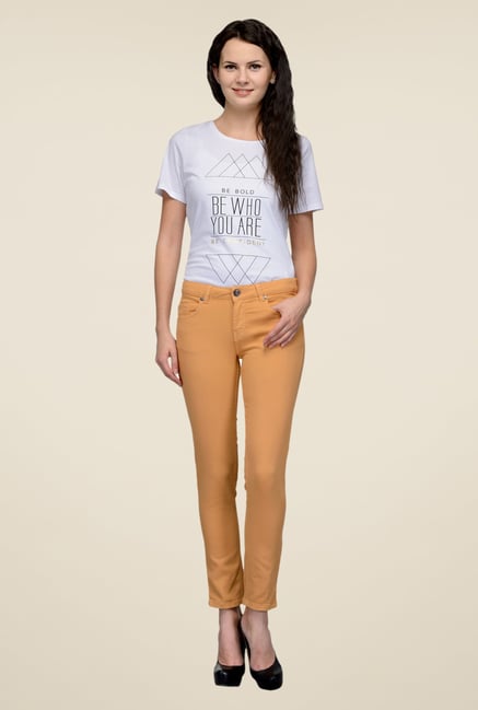 United Colors of Benetton Orange Jeans United Colors of Benetton Orange Jeans