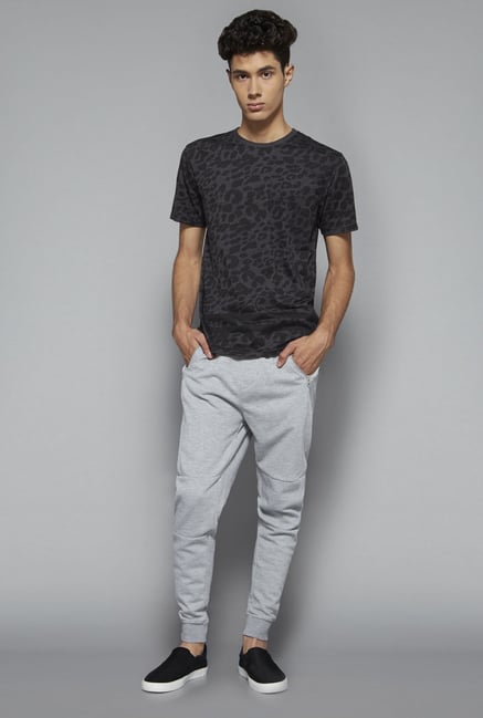Nuon by Westside Charcoal Slim Fit T Shirt Nuon by Westside Charcoal Slim Fit T Shirt
