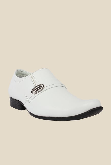 Pede milan White Formal Slip-Ons Pede milan White Formal Slip-Ons