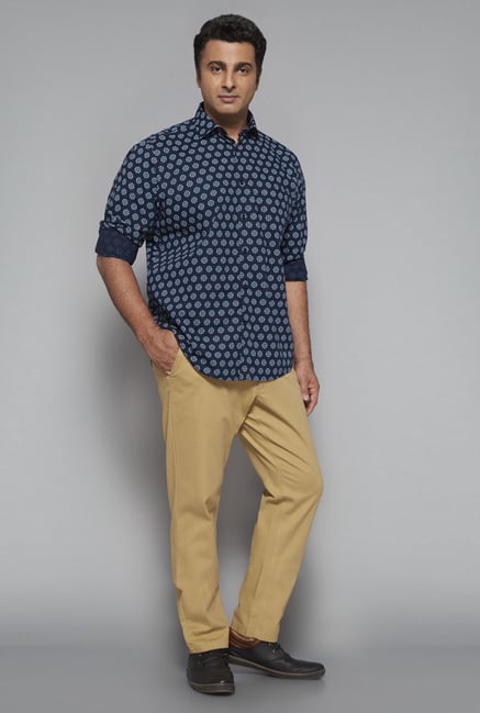 Oak & Keel by Westside Navy Printed Shirt Oak & Keel by Westside Navy Printed Shirt