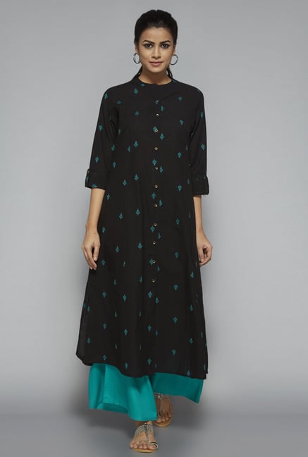 Utsa by Westside Black Embroidered Kurta Utsa by Westside Black Embroidered Kurta
